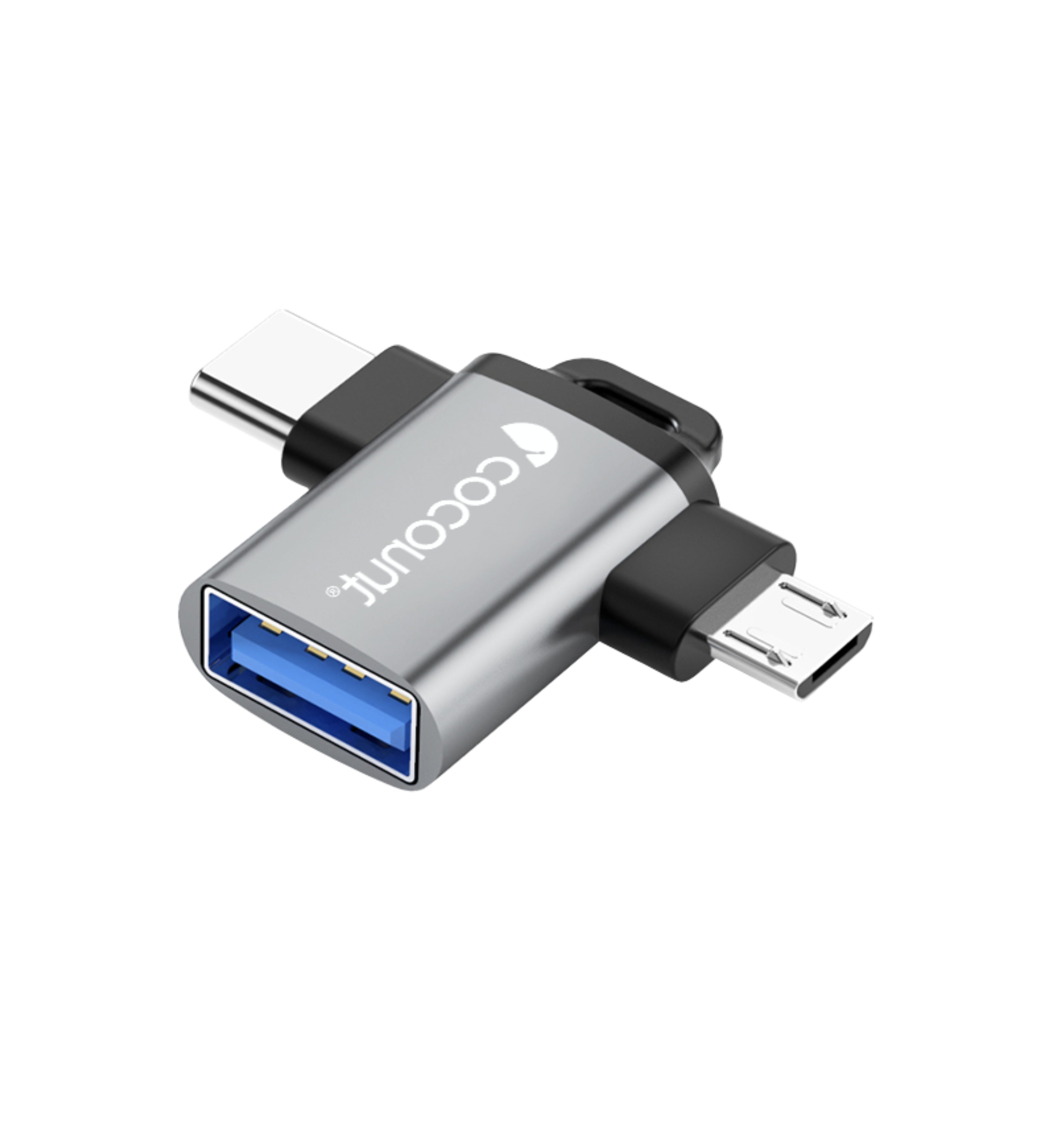 USB Type-C OTG Adapter  USB-C On-The-Go (Aluminium)